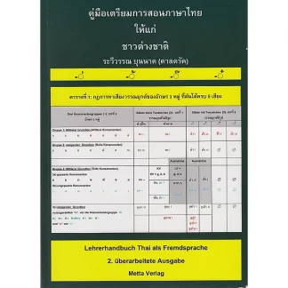 Lehrerhandbuch Thai als Fremdsprache, 2. überarbeitete Ausgabe, ISBN-13: 978-616-478-887-9