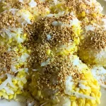 Mungbohnen mit Klebreismehl und Kokosraspeln – ถั่วแปบ (Khanom Tua Paep)
