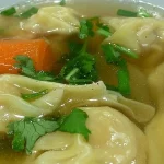 Thailändische Wan-Tan-Suppe - เกี้ยวน้ำหมู (Giaw Nam Muh)