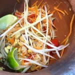 Grüner Papaya-Salat - ส้มตำไทย (Som Tam Thai)