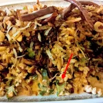 Flügelbohnen-Salat mit Hähnchenfleisch - ยำถั่วพู (Yam Tua Puu)